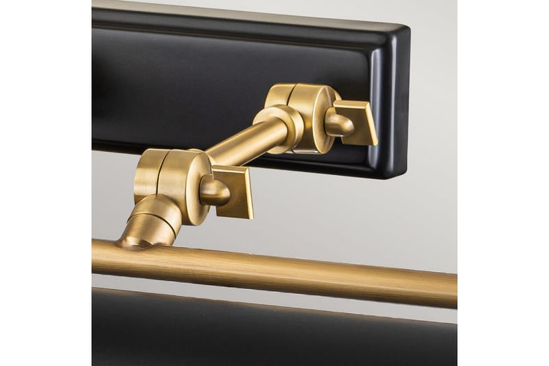 Tavelbelysning Elstead Lighting Winchfield 703x127x318 mm, Åldrad mässing & Matt svart - 703x127x318 mm, Åldrad mässing & Matt svart - Belysning - Lampor & belysning inomhus - Sovrumslampa - Sänglampa - Sänglampa vägg