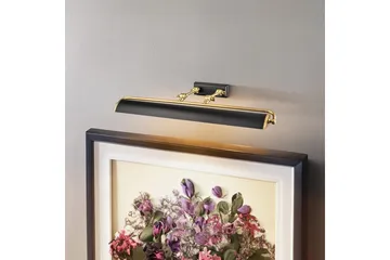 Tavelbelysning Elstead Lighting Winchfield 703x127x318 mm, Åldrad mässing & Matt svart - 703x127x318 mm, Åldrad mässing & Matt svart - Belysning - Lampor & belysning inomhus - Möbelbelysning & integrerad belysning - Tavelbelysning