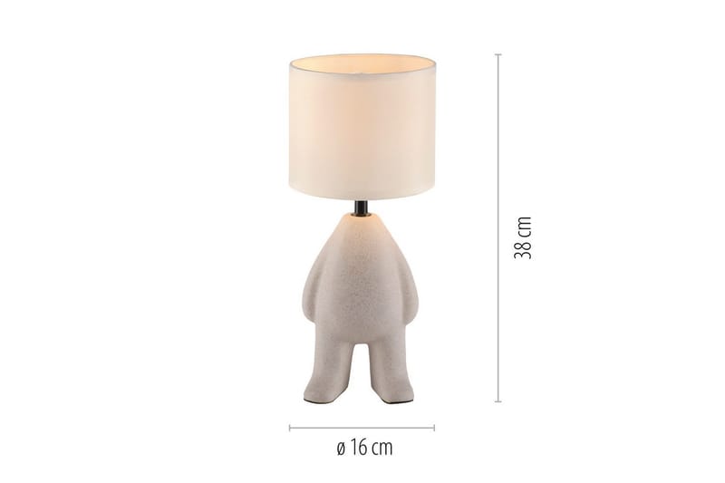 Ted Just Light Bordslampa - Beige - Belysning - Lampor & belysning inomhus - Sovrumslampa - Sänglampa - Sängbordslampa