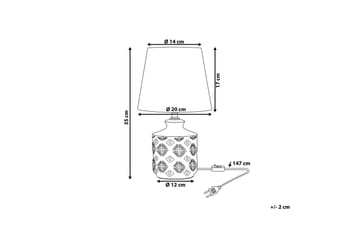 Tesoro Bordslampa 35 cm E14 - Ljusbeige - Belysning - Lampor & belysning inomhus - Sovrumslampa - Sänglampa - Sängbordslampa