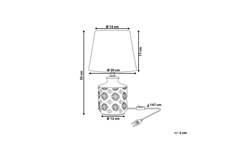 Tesoro Bordslampa 35 cm E14 - Ljusbeige - Belysning - Lampor & belysning inomhus - Sovrumslampa - Sänglampa - Sängbordslampa