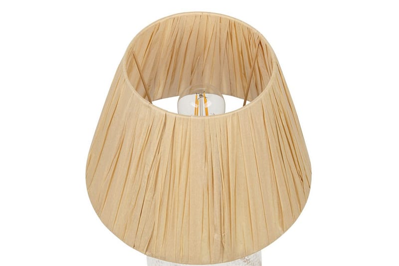 Tila Bordslampa 54 cm E27 - Transparent/Natur - Belysning - Lampor & belysning inomhus - Sovrumslampa - Sänglampa - Sängbordslampa