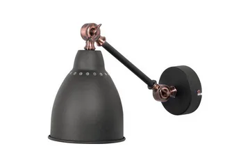 Tillatoba Vägghängd Läslampa 2 st E27 - Grafit - Belysning - Lampor & belysning inomhus - Sovrumslampa - Sänglampa - Sänglampa vägg