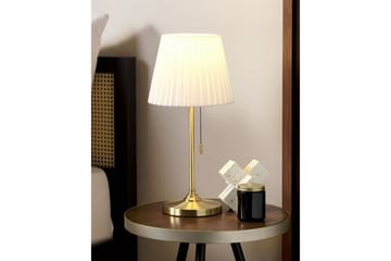 Toryl Bordslampa 48 cm E27 - Mässing/Vit - Belysning - Lampor & belysning inomhus - Sovrumslampa - Sänglampa - Sängbordslampa