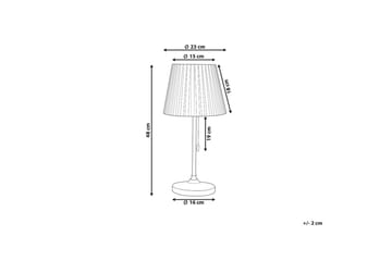 Toryl Bordslampa 48 cm E27 - Mässing/Vit - Belysning - Lampor & belysning inomhus - Sovrumslampa - Sänglampa - Sängbordslampa