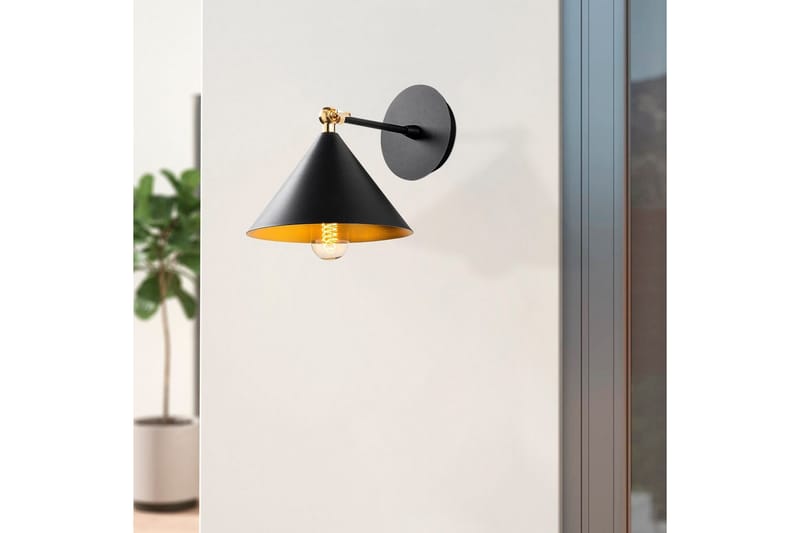 Vägglampa Adrim Svart - Svart - Belysning - Lampor & belysning inomhus - Sovrumslampa - Sänglampa - Sänglampa vägg