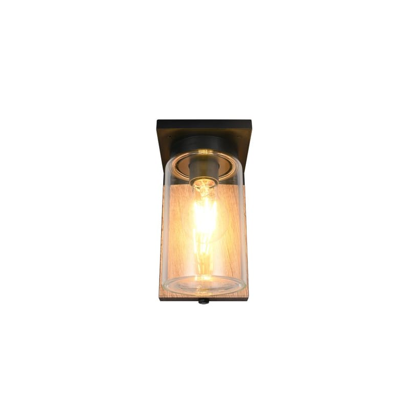 Vägglampa Ardila - Trä/mattsvart - Belysning - Lampor & belysning inomhus - Sovrumslampa - Sänglampa - Sänglampa vägg