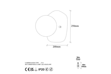 Vägglampa Ariofield Gold - Guld - Belysning - Lampor & belysning inomhus - Sovrumslampa - Sänglampa - Sänglampa vägg