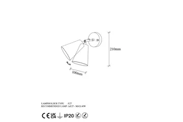 Vägglampa Avraen Svart / Rany - Svart / Rany - Belysning - Lampor & belysning inomhus - Sovrumslampa - Sänglampa - Sänglampa vägg