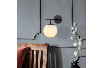 Vägglampa Berriarenr Svart / Grädde - Svart / Grädde - Belysning - Lampor & belysning inomhus - Sovrumslampa - Sänglampa - Sänglampa vägg