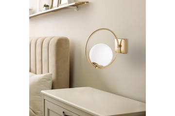 Vägglampa Dolcer Rany - Guld - Belysning - Lampor & belysning inomhus - Sovrumslampa - Sänglampa - Sänglampa vägg