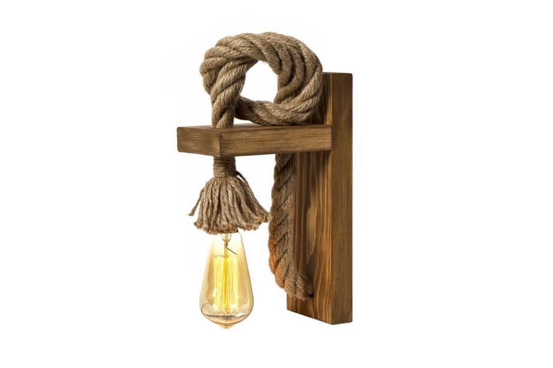 Vägglampa Dralen Brun / Rany - Brun/Guld - Belysning - Lampor & belysning inomhus - Sovrumslampa - Sänglampa - Sänglampa vägg