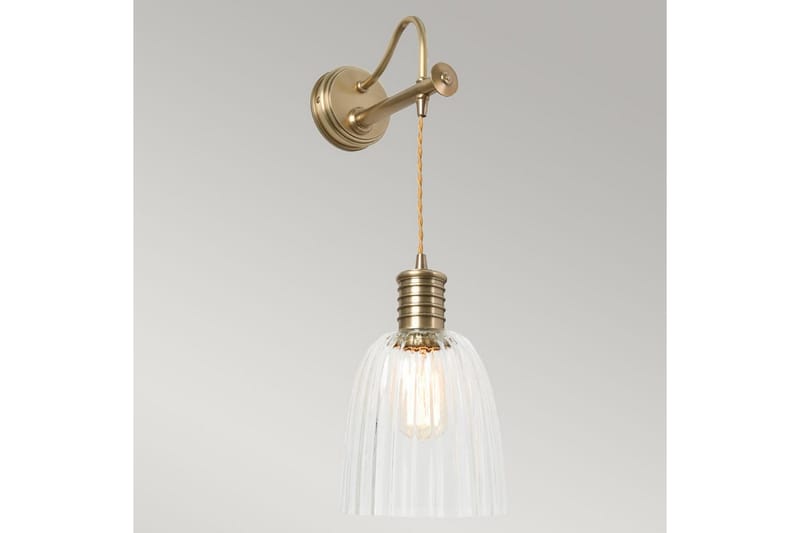 Vägglampa Elstead Lighting Douille Åldrad mässing - Åldrad mässing - Belysning - Lampor & belysning inomhus - Sovrumslampa - Sänglampa - Sänglampa vägg