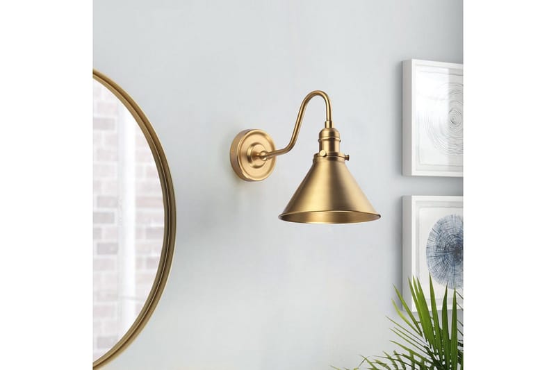 Vägglampa Elstead Lighting Provence Åldrad mässing - Åldrad mässing - Belysning - Lampor & belysning inomhus - Sovrumslampa - Sänglampa - Sänglampa vägg