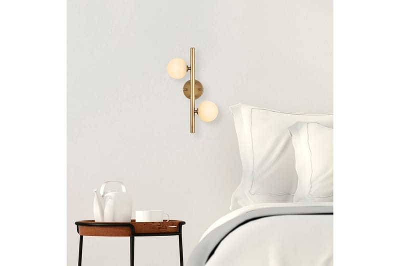 Vägglampa Elvon Rany - Guld - Belysning - Lampor & belysning inomhus - Sovrumslampa - Sänglampa - Sänglampa vägg