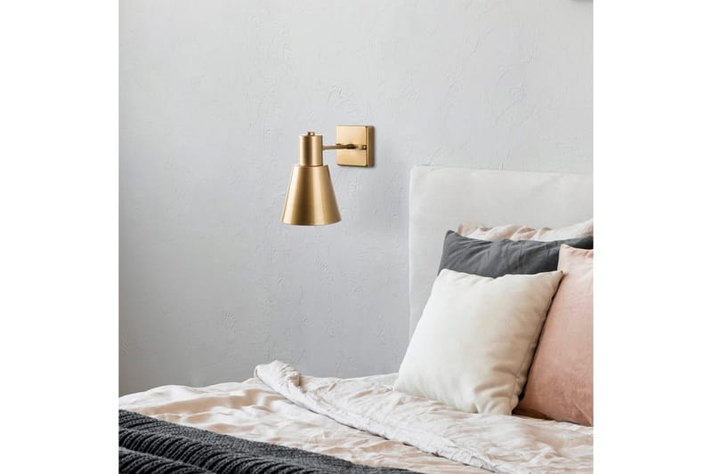 Vägglampa Feira Rany - Guld - Belysning - Lampor & belysning inomhus - Sovrumslampa - Sänglampa - Sänglampa vägg