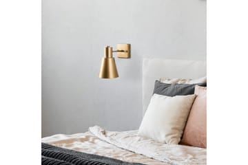 Vägglampa Feira Rany - Guld - Belysning - Lampor & belysning inomhus - Sovrumslampa - Sänglampa - Sänglampa vägg