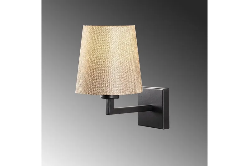 Vägglampa Fenda Svart / Grädde - Svart / Grädde - Belysning - Lampor & belysning inomhus - Sovrumslampa - Sänglampa - Sänglampa vägg