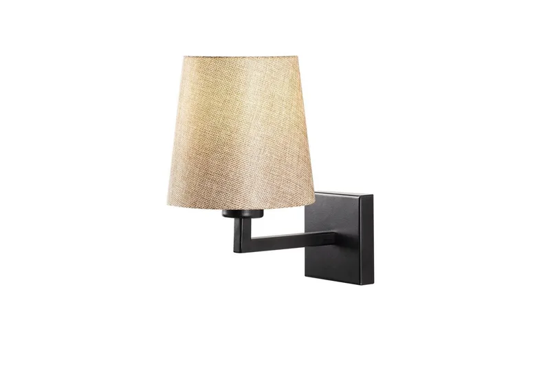 Vägglampa Fenda Svart / Grädde - Svart / Grädde - Belysning - Lampor & belysning inomhus - Sovrumslampa - Sänglampa - Sänglampa vägg