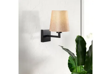 Vägglampa Fenda Svart / Grädde - Svart / Grädde - Belysning - Lampor & belysning inomhus - Sovrumslampa - Sänglampa - Sänglampa vägg