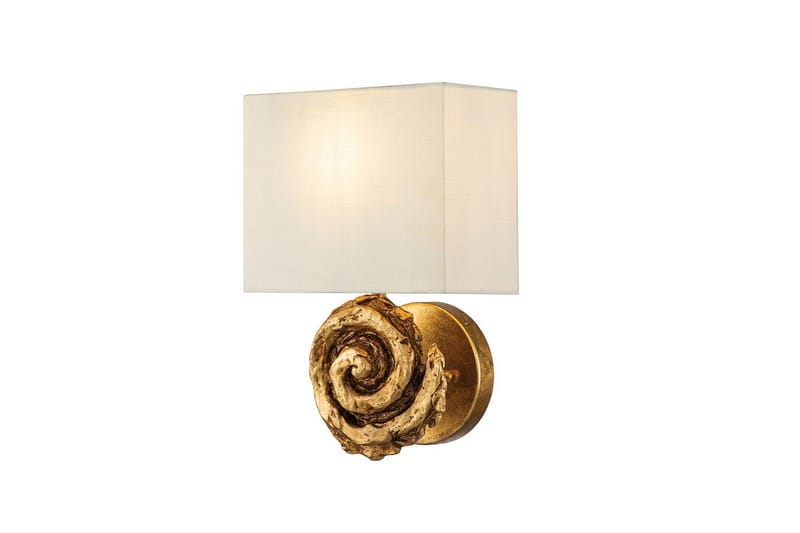 Vägglampa Flambeau Swirl Guld Blad - Guld Blad - Belysning - Lampor & belysning inomhus - Sovrumslampa - Sänglampa - Sänglampa vägg