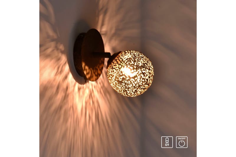 Vägglampa Greta - 18x18x18 cm - Belysning - Lampor & belysning inomhus - Sovrumslampa - Sänglampa - Sänglampa vägg