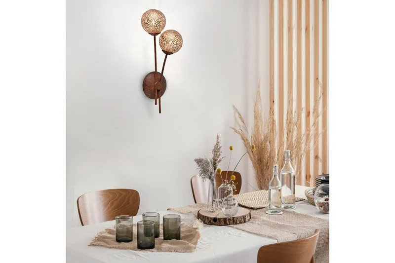 Vägglampa Greta - 19x44x14 cm - Belysning - Lampor & belysning inomhus - Sovrumslampa - Sänglampa - Sänglampa vägg