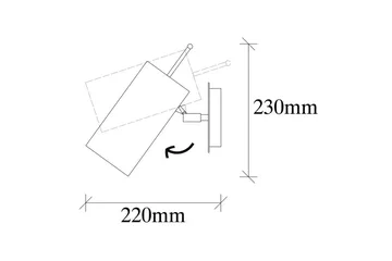 Vägglampa Gullis Cylinder Antik - Natur/Multifärgad - Belysning - Lampor & belysning inomhus - Sovrumslampa - Sänglampa - Sänglampa vägg