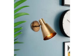 Vägglampa Gullis Triangular Antik - Guld - Belysning - Lampor & belysning inomhus - Sovrumslampa - Sänglampa - Sänglampa vägg