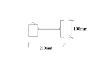 Vägglampa Hexaia Svart - Svart - Belysning - Lampor & belysning inomhus - Sovrumslampa - Sänglampa - Sänglampa vägg