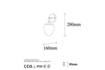 Vägglampa Hiora Vintage - Koppar - Belysning - Lampor & belysning inomhus - Sovrumslampa - Sänglampa - Sänglampa vägg