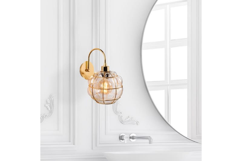 Vägglampa Jaran Rany - Guld - Belysning - Lampor & belysning inomhus - Sovrumslampa - Sänglampa - Sänglampa vägg
