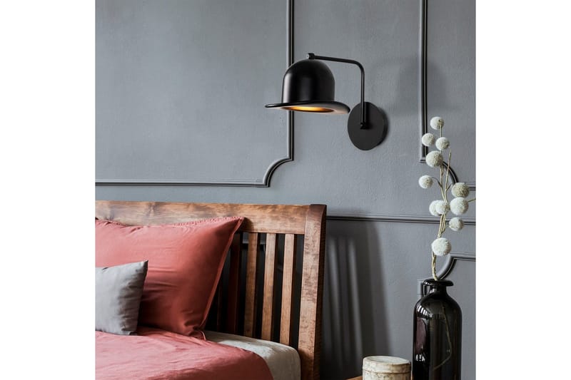Vägglampa Jolna Sugana Black - Svart - Belysning - Lampor & belysning inomhus - Sovrumslampa - Sänglampa - Sänglampa vägg