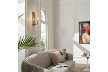 Vägglampa Kichler Kimrose Borstad naturlig mässing - Borstad naturlig mässing - Belysning - Lampor & belysning inomhus - Sovrumslampa - Sänglampa - Sänglampa vägg