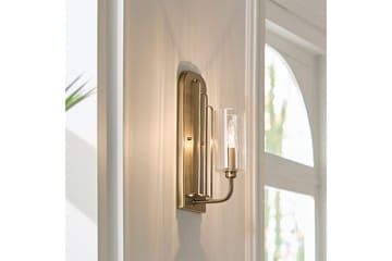Vägglampa Kichler Kimrose Borstad naturlig mässing - Borstad naturlig mässing - Belysning - Lampor & belysning inomhus - Sovrumslampa - Sänglampa - Sänglampa vägg