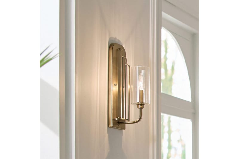 Vägglampa Kichler Kimrose Borstad naturlig mässing - Borstad naturlig mässing - Belysning - Lampor & belysning inomhus - Sovrumslampa - Sänglampa - Sänglampa vägg