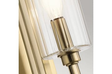 Vägglampa Kichler Kimrose Borstad naturlig mässing - Borstad naturlig mässing - Belysning - Lampor & belysning inomhus - Sovrumslampa - Sänglampa - Sänglampa vägg