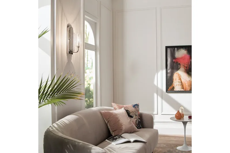 Vägglampa Kichler Kimrose Polerad Nickel - Polerad Nickel - Belysning - Lampor & belysning inomhus - Sovrumslampa - Sänglampa - Sänglampa vägg