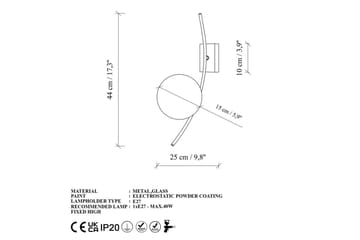 Vägglampa Kimbell Rany - Rany - Belysning - Lampor & belysning inomhus - Sovrumslampa - Sänglampa - Sänglampa vägg