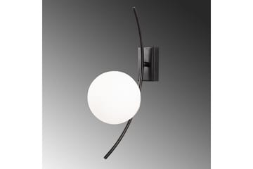 Vägglampa Kimbell Svart / Vit - Svart / Vit - Belysning - Lampor & belysning inomhus - Sovrumslampa - Sänglampa - Sänglampa vägg