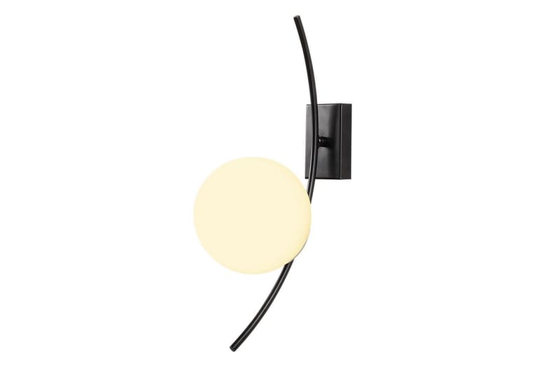 Vägglampa Kimbell Svart / Vit - Svart / Vit - Belysning - Lampor & belysning inomhus - Sovrumslampa - Sänglampa - Sänglampa vägg