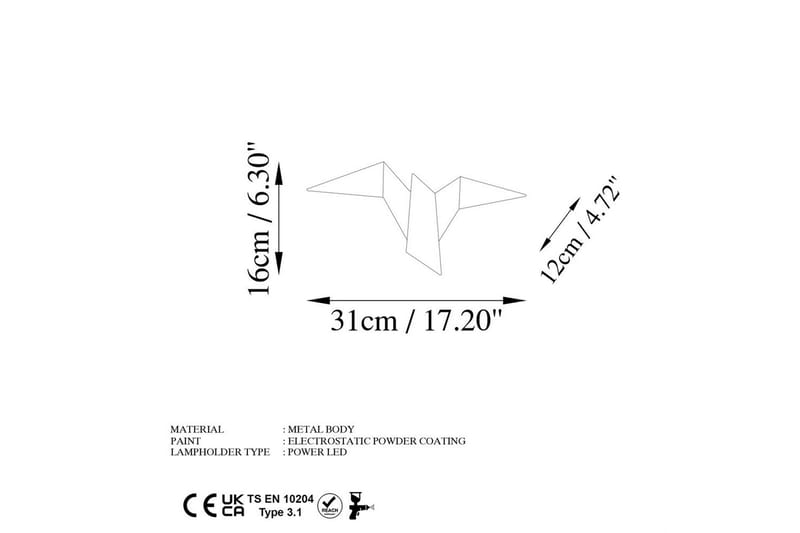 Vägglampa Kivo Rany - Rany - Belysning - Lampor & belysning inomhus - Sovrumslampa - Sänglampa - Sänglampa vägg
