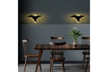 Vägglampa Kivo Svart - Svart - Belysning - Lampor & belysning inomhus - Sovrumslampa - Sänglampa - Sänglampa vägg