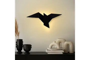 Vägglampa Kivo Svart - Svart - Belysning - Lampor & belysning inomhus - Sovrumslampa - Sänglampa - Sänglampa vägg