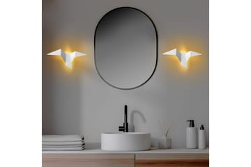 Vägglampa Kivo Vit - Vit - Belysning - Lampor & belysning inomhus - Sovrumslampa - Sänglampa - Sänglampa vägg