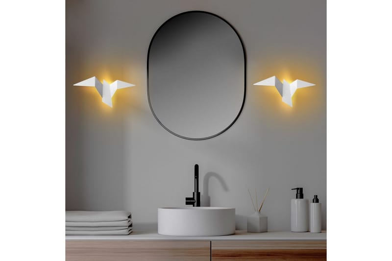 Vägglampa Kivo Vit - Vit - Belysning - Lampor & belysning inomhus - Sovrumslampa - Sänglampa - Sänglampa vägg