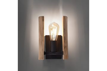 Vägglampa Log - 15x25x17 cm - Belysning - Lampor & belysning inomhus - Sovrumslampa - Sänglampa - Sänglampa vägg