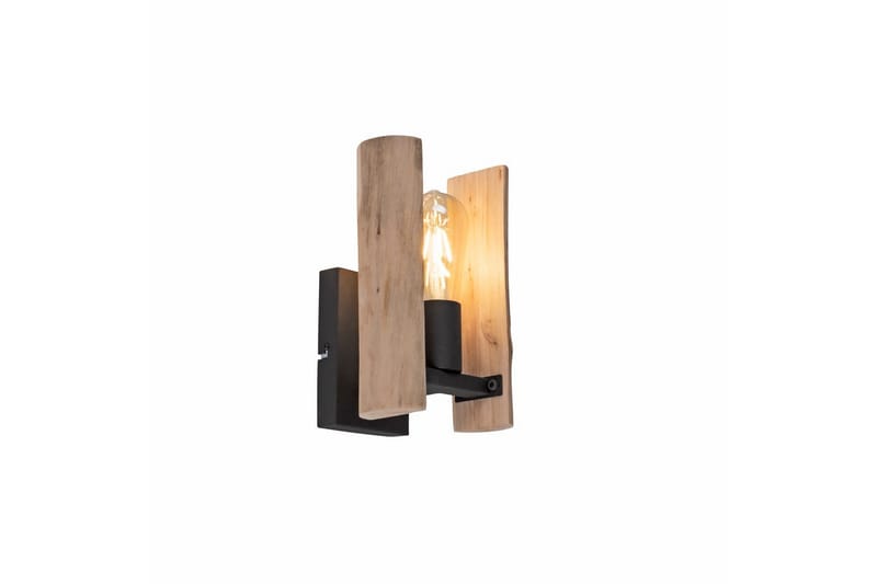 Vägglampa Log - 15x25x17 cm - Belysning - Lampor & belysning inomhus - Sovrumslampa - Sänglampa - Sänglampa vägg