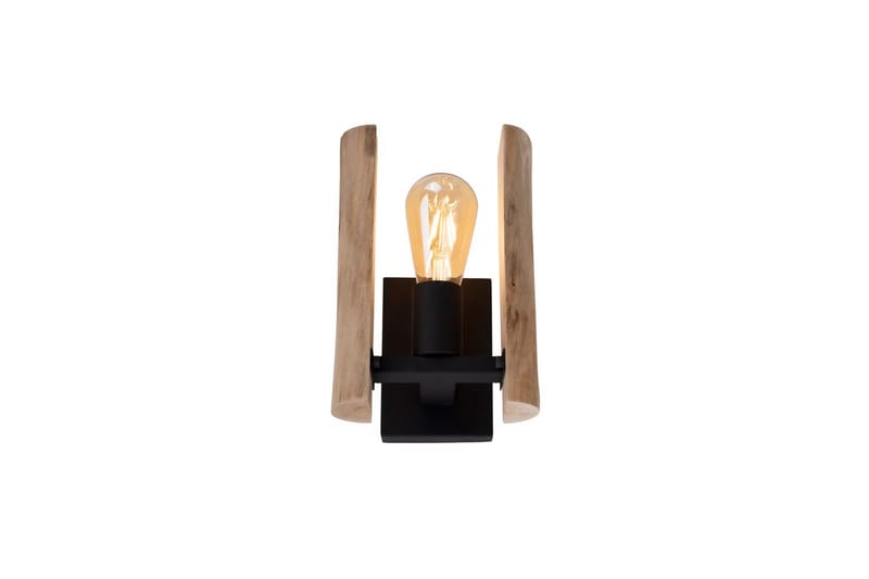Vägglampa Log - 15x25x17 cm - Belysning - Lampor & belysning inomhus - Sovrumslampa - Sänglampa - Sänglampa vägg