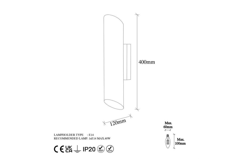 Vägglampa Loraford Svart / Rany - Guld/Svart - Belysning - Lampor & belysning inomhus - Sovrumslampa - Sänglampa - Sänglampa vägg